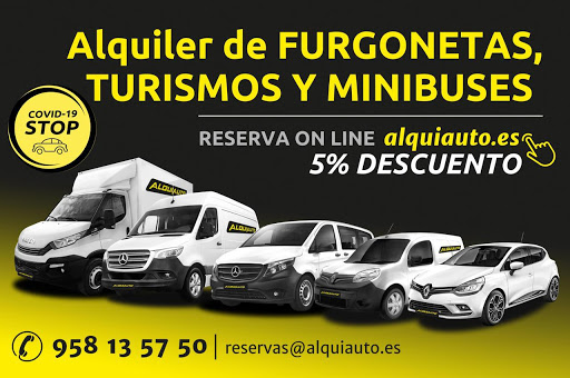 🥇 𝐀𝐥𝐪𝐮𝐢𝐚𝐮𝐭𝐨| Alquiler de coches, furgonetas y camiones Granada