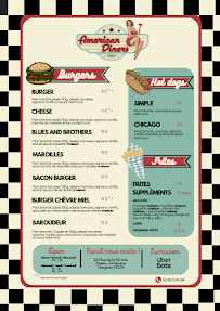 Menu American Diners Page 1