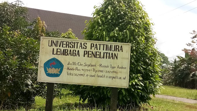 Lembaga Penelitian Universitas Pattimura, Author: piten tounussa