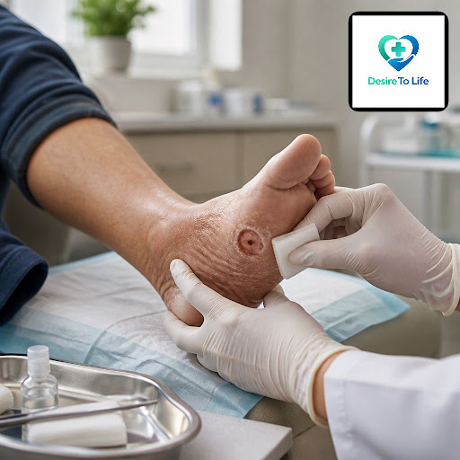 Living with diabetes means paying special attention to your feet. At Desire To Life on Jobra Cana… post image