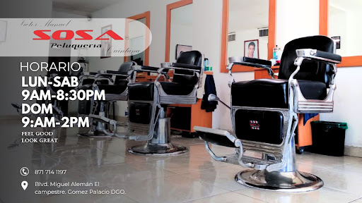 Barbería y Peluquería SOSA. Sucursal MIGUEL ALEMÁN.