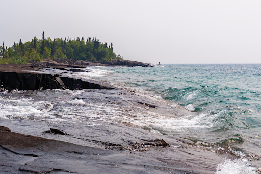 Foundation of the Old Grand Marais Lighthouse - Thumbnail