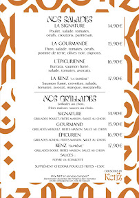 Menu Couscous By Kenz Page 1