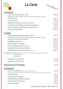 Menu L'Auberge Les Deux Rives Page 17