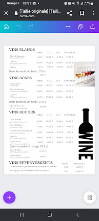Menu Brasserie de la plage Page 16