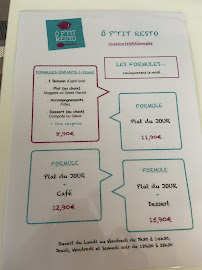 Menu O ptit resto Page 2