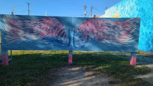 Cotton Candy Wing Mural