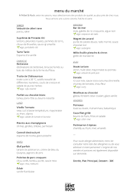 Menu Hôtel Restaurant Saint Roch Page 3
