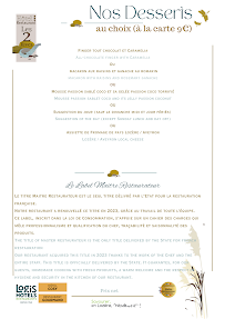 Menu Restaurant Les 2 Rives Logis Page 2