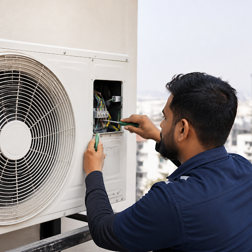 Scorching Navi Mumbai summers can push your air conditioner to the limit. Regular AC servicing fr… post image