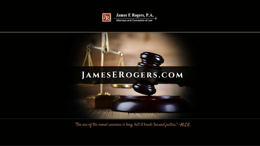 James E. Rogers, P.A. Attorneys & Counselors at Law Logo