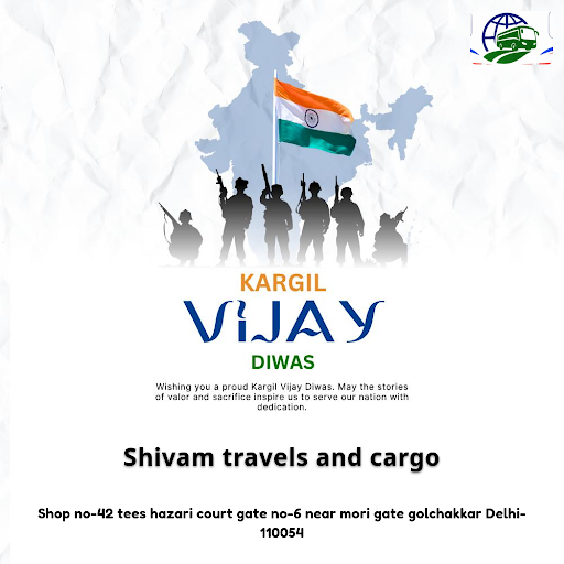 Celebrate Kargil Vijay Diwas with gratitude and respect. Shivam Travels and Cargo offers reliable… post image