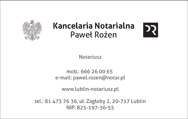 Opinie o Kancelaria Notarialna Paweł Rożen Notariusz w Lublin - Notariusz