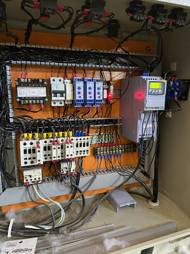 Comando elétrica e mecânica industrial