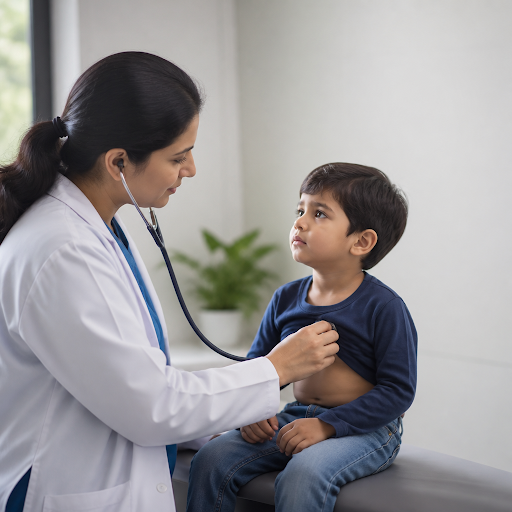 Is your child struggling with cough, wheezing, or frequent chest infections? At Medicure pediatri… post image