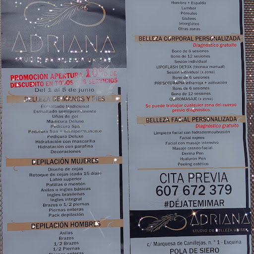 ADRIANA STUDIO DE BELLEZA UNISEX - Thumbnail