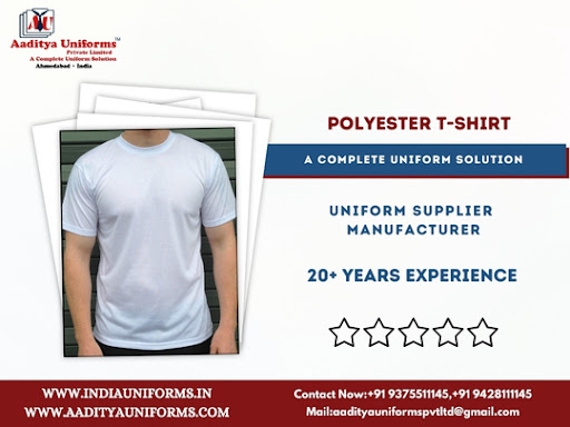Polyester T-Shirt  Available At Aaditya Uniforms post image