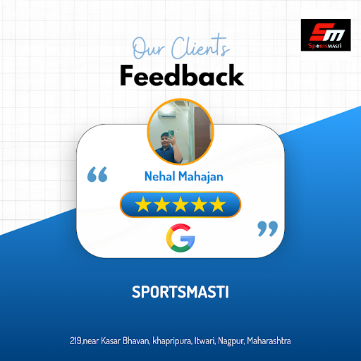 Nehal, a cricket enthusiast from Nagpur, raves about the exceptional service at SPORTSMASTI BEST… post image