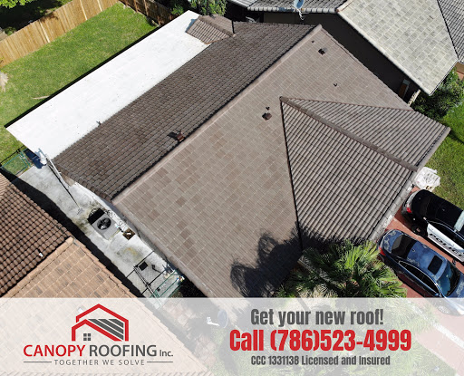 Canopy Roofing Inc, 7311 NW 12th St #17, Miami, FL 33126
