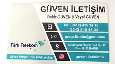 GÜVEN İLETİŞİM TÜRK TELEKOM BAYİSİ