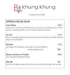 Photo n°36 de Ba khung khung à Versailles (Marché)