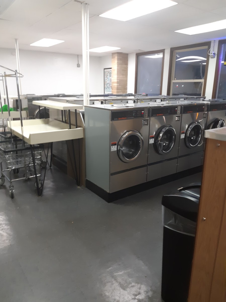 Clean laundry equipment at Simply Clean Laundromat in Cleveland, OH