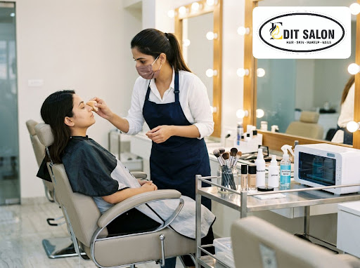 At Editsalon ladies beauty parlour in Karelibag bridal Makeup artist in Vadodara, your safety and… post image