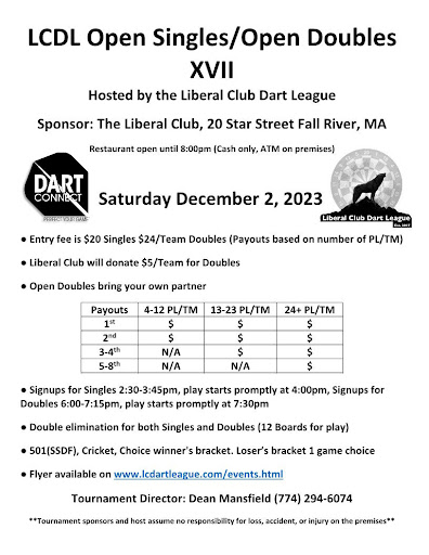Liberal Club Dart League - Thumbnail