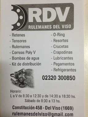 RDV Rulemanes del Viso, Author: RDV Rulemanes del Viso