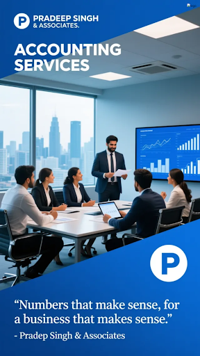 Experience the transformation of your finances with Pradeep Singh & Associates, Delhi's top Accou…