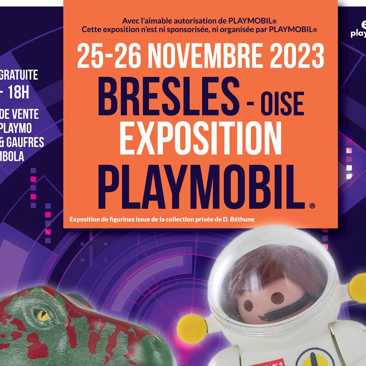 Exposition Playmobil au château de Jallanges été 2023