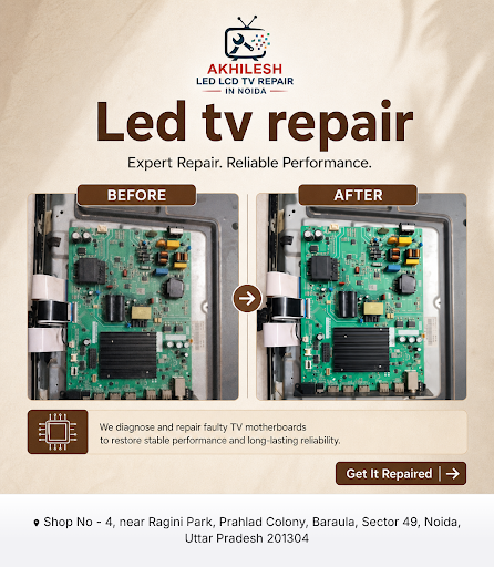 Akhilesh LED LCD TV REPAIR IN NOIDA provides professional Led TV repair services for Videocon and… post image
