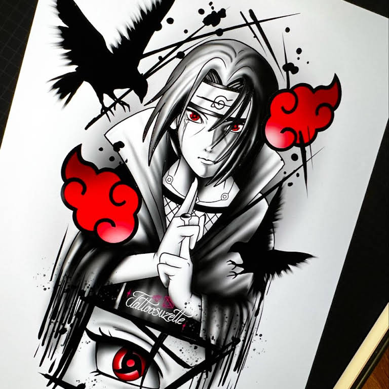 TATUAGENS DE ITACHI UCHIHA – Curiosidades e sobre a tattoo de Itachi Uchiha  – Anime Naruto 