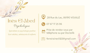 Photo n°4 de Inès El Abed - Psychologue à Vouillé (Psychologue)
