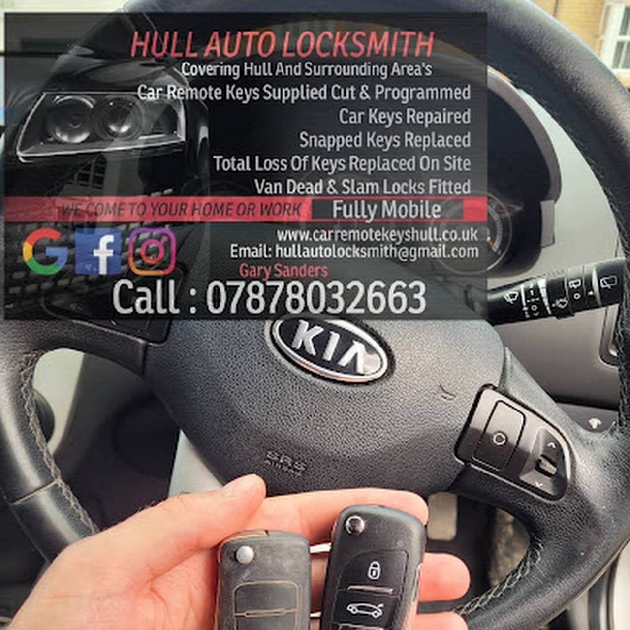Hull Auto Locksmith & Security Hull Mobile Auto Locksmith, Car and Van Keys, opening locked