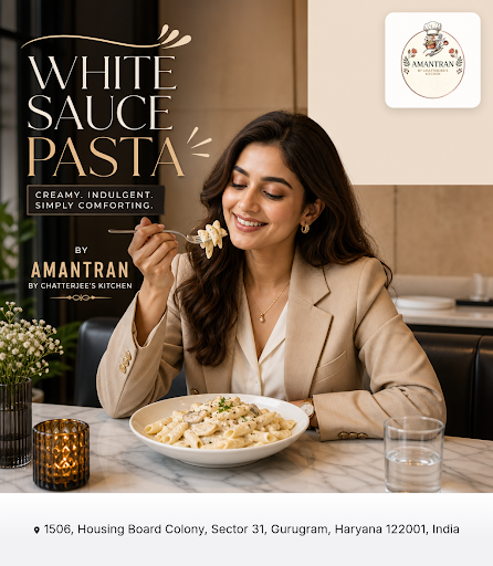Amantran by Chatterjee's Kitchen, a renowned tiffin center in Gurugram, serves delectable White S… post image