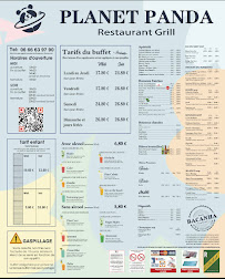 Menu Planet Panda Limay Page 1