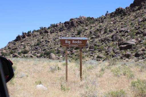 Big Rocks Wilderness Welcome Sign