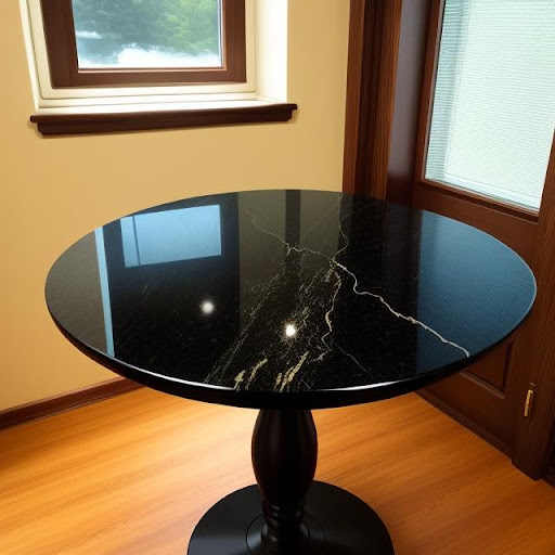 Elevate your dining experience with our exquisite Black Granite Round Table Top! 🍽️  This stunnin… post image