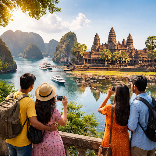 Dreaming of Halong Bay, Angkor Wat and vibrant street food markets? Smiles To Miles Vacations Pri… post image