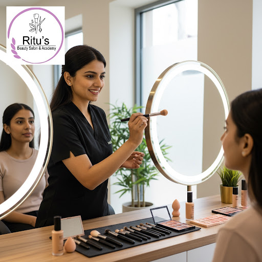 Get camera-ready for every occasion with expert makeup at Ritu’s Beauty Salon And Academy in Sanj… post image