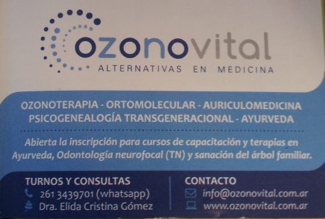 OZONO VITAL Alternativas en Medicina, Author: Silvana Garcia Garcia