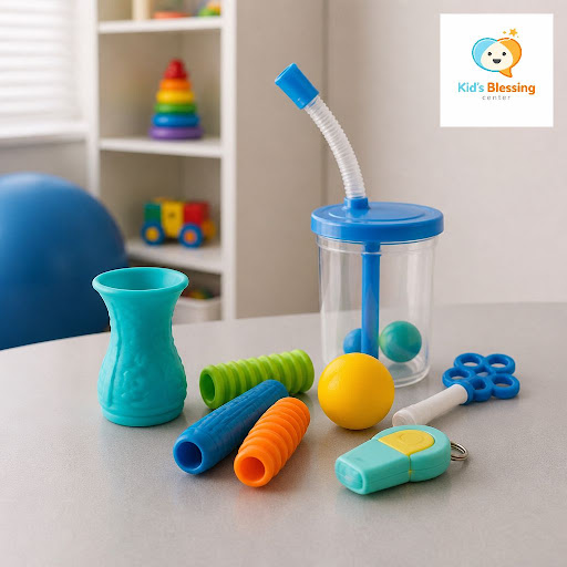 At Kid's Blessing center in Azadpur, New Delhi, we use fun, structured oral motor activities to b… post image