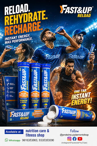 FAST&UP RELODE TABLETS MRP-265/-₹ available at Protein Supplement shop in Lucknow, protein shop L… post image