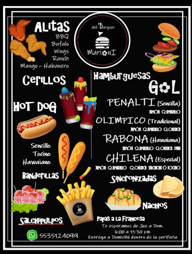 Deli' Burguer Mari ni alitas y cerillos - Thumbnail