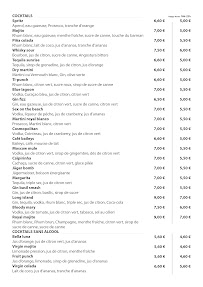 Menu Café de la Gare Page 6