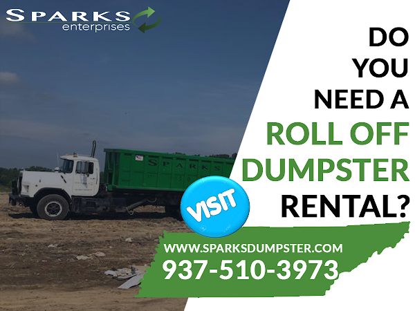 Sparks Enterprises dumpster rental Dayton OH