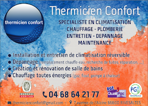 Photo n°1 de THERMICIEN CONFORT à Rivesaltes (Plombier)