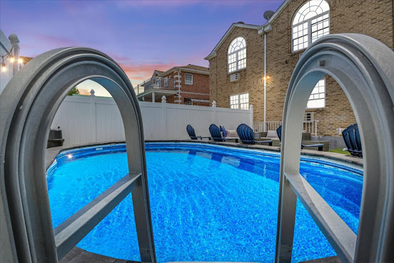 Swimply-Throggs Neck Geo Pool Lounge by null