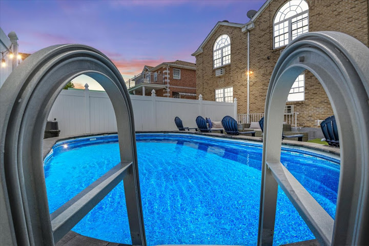 Swimply-Throggs Neck Geo Pool Lounge by null